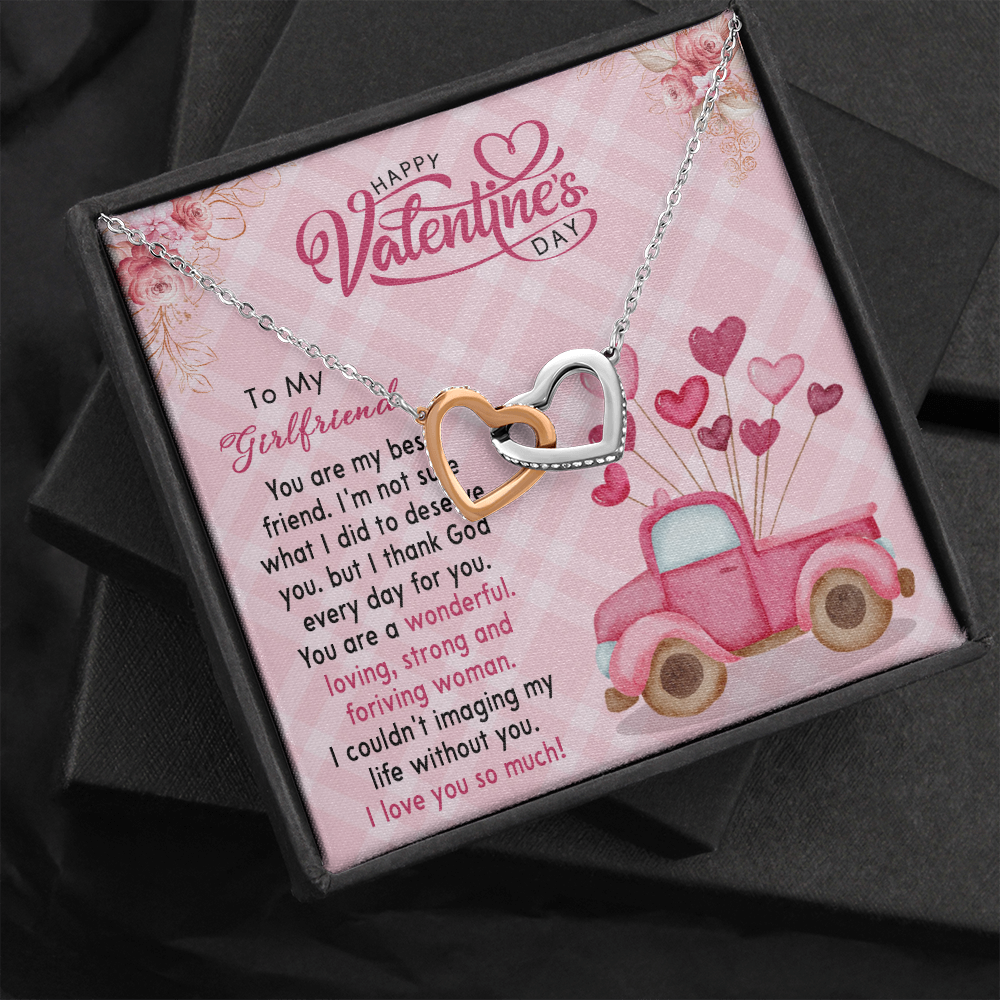 180D Valentine Gift To my Girlfriend, Necklace To my Girlfriend, I LOVE YOU SO MUCH