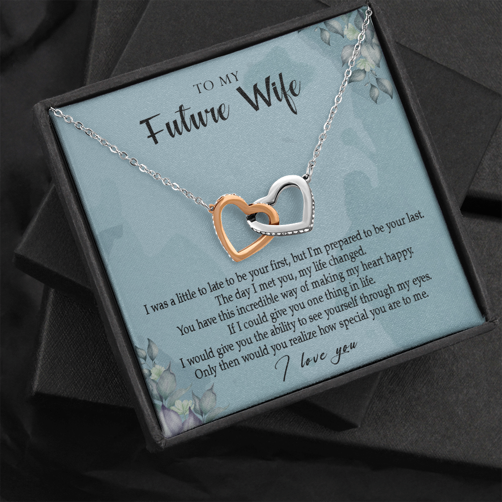 162D Necklace Gift To My Future Wife, Valentine Gift for Her, I Love You Necklace
