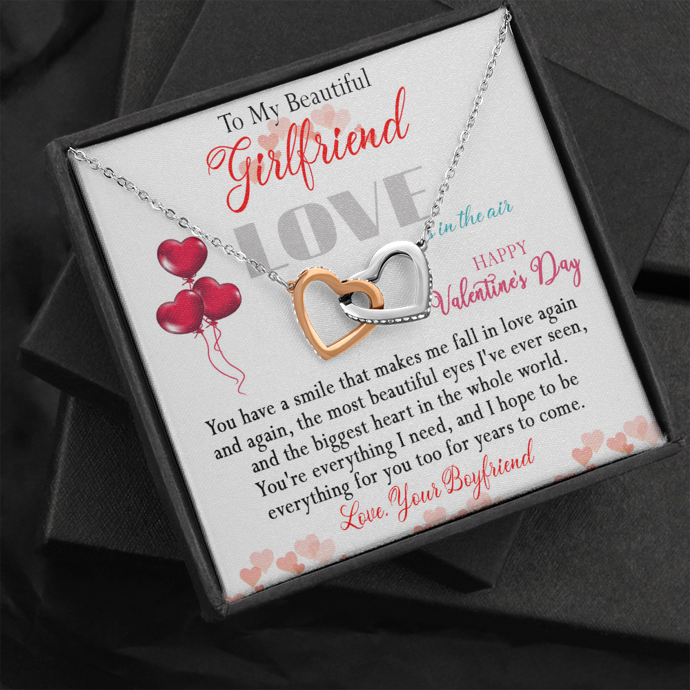 186D Necklace To Beautiful Girlfriend, Necklace Gift from Boyfriend, Valentine Gift