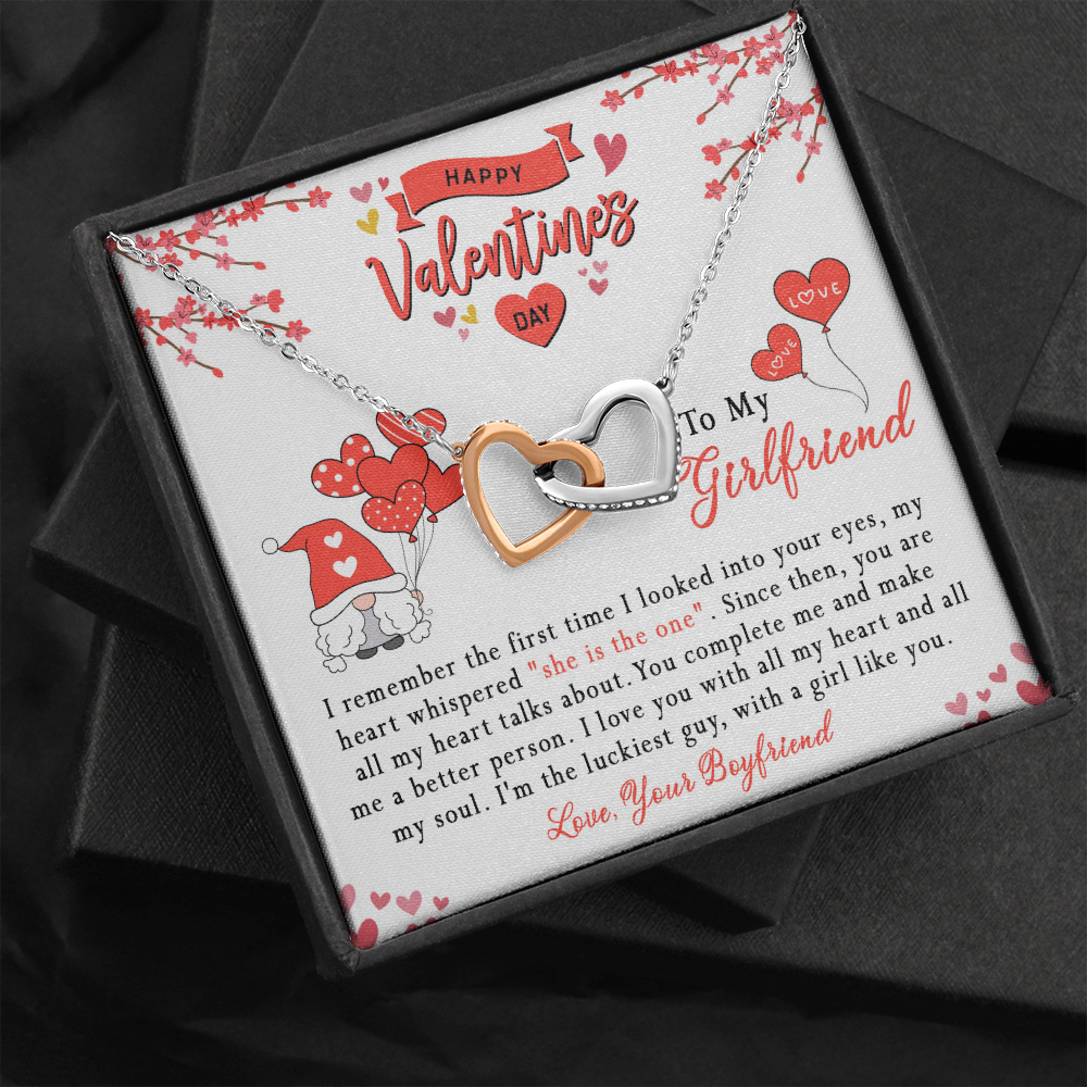 181D Girlfriend Necklace, Valentine Gift for your Girlfriend, Happy Valentine's Day