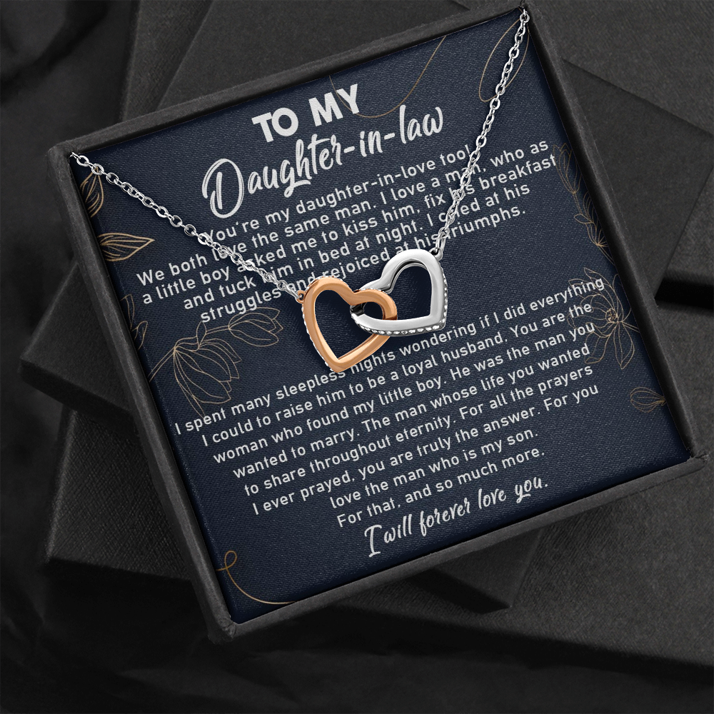 10D To My Daughter-In-Law Necklace, Gift For Daughter In Law, Daughter In Law Gifts