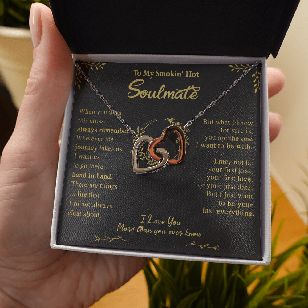 N355D To My Soulmate Necklace Engagement Anniversary Gift for Her Birthday