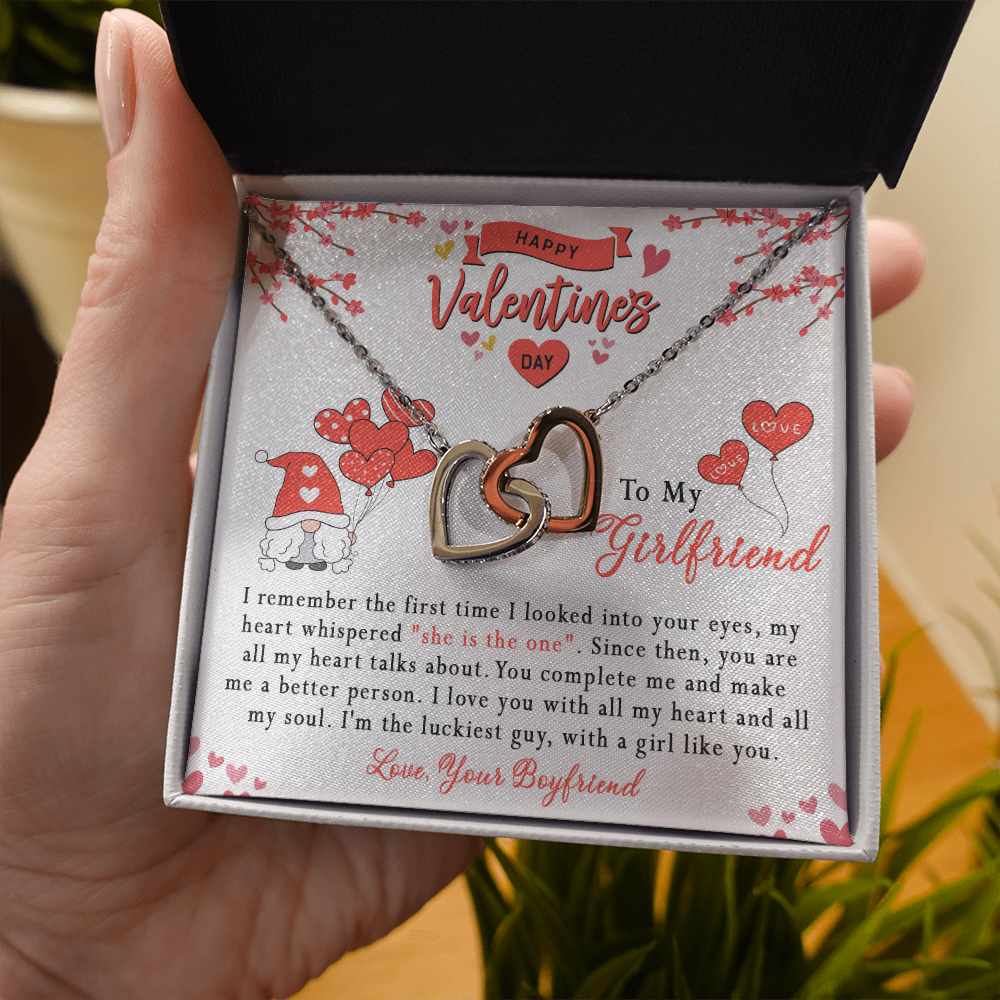181D Girlfriend Necklace, Valentine Gift for your Girlfriend, Happy Valentine's Day