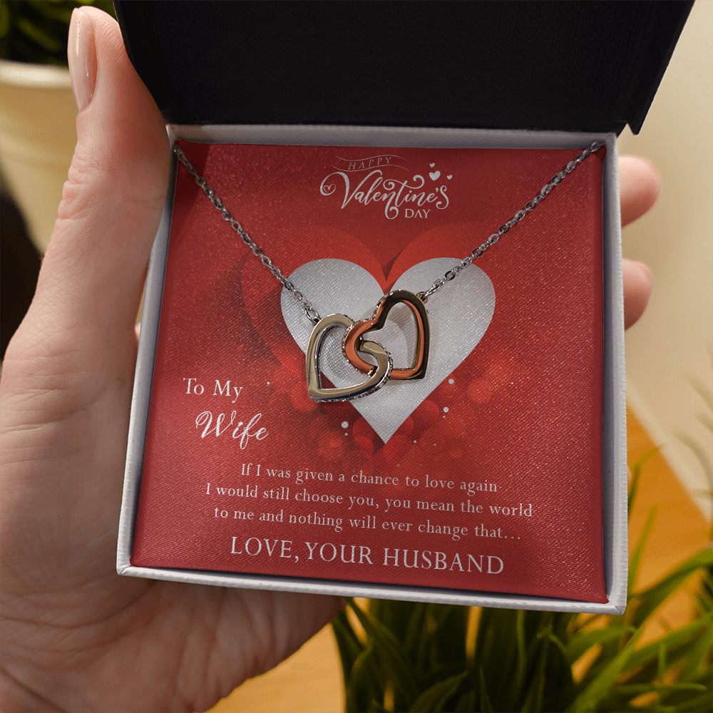 188D Necklace To My Wife, Necklace Perfect Gift for your Wife, I Always Choose You