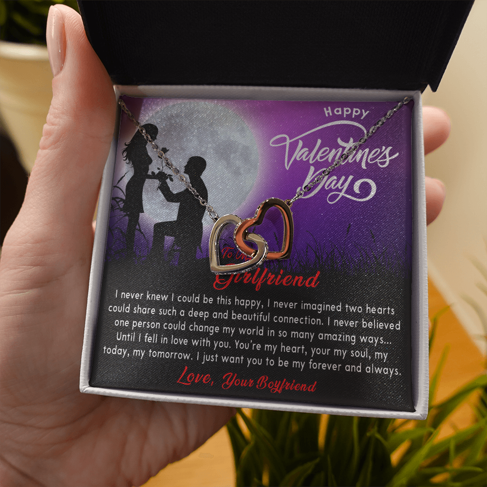 199D Necklace To My Girlfriend, Love Gift from Boyfriend, Happy Valentine's Day Gift