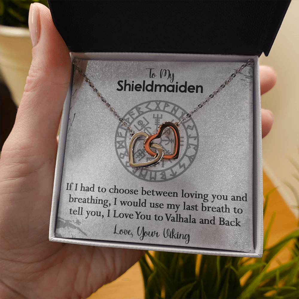 157D To My Shieldmaiden Necklace, Gift for Her, Necklace Viking, I Love You Always