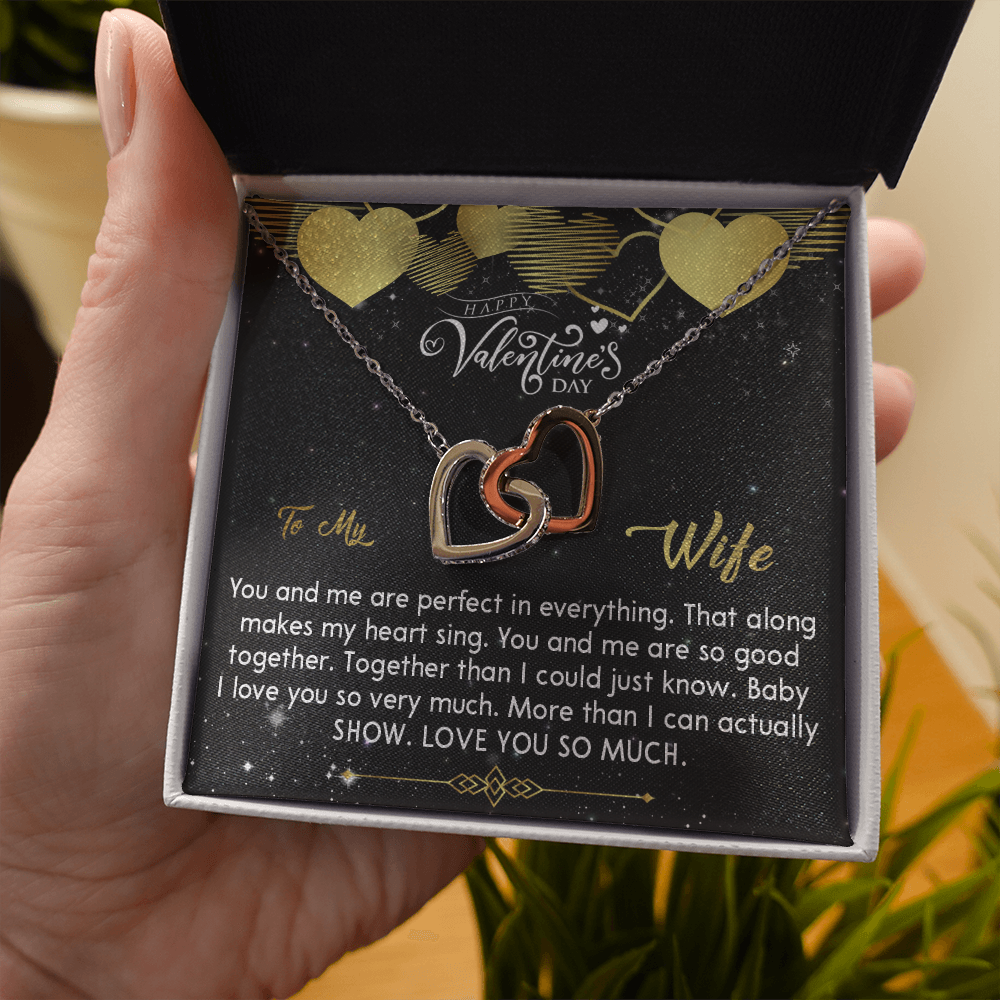 212D Necklace To my Wife, Wife Valentine Gift from Awesome Husband, Happy Valentine