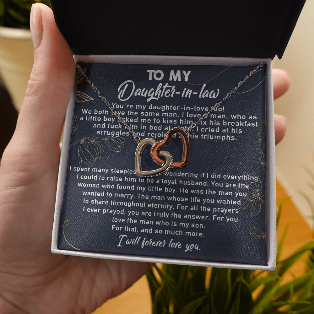 10D To My Daughter-In-Law Necklace, Gift For Daughter In Law, Daughter In Law Gifts