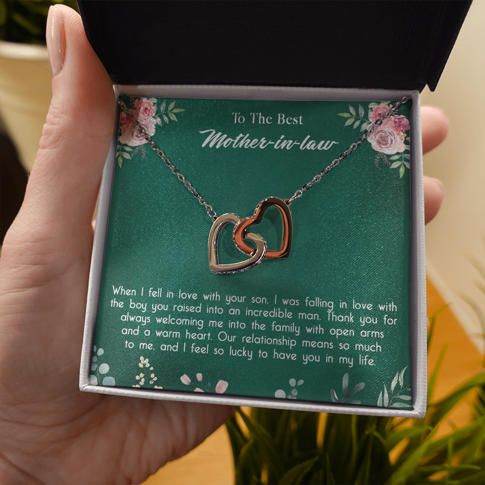 147D Necklace To My Mother in Law, Mom Necklace Birthday Gift from Son/Daughter