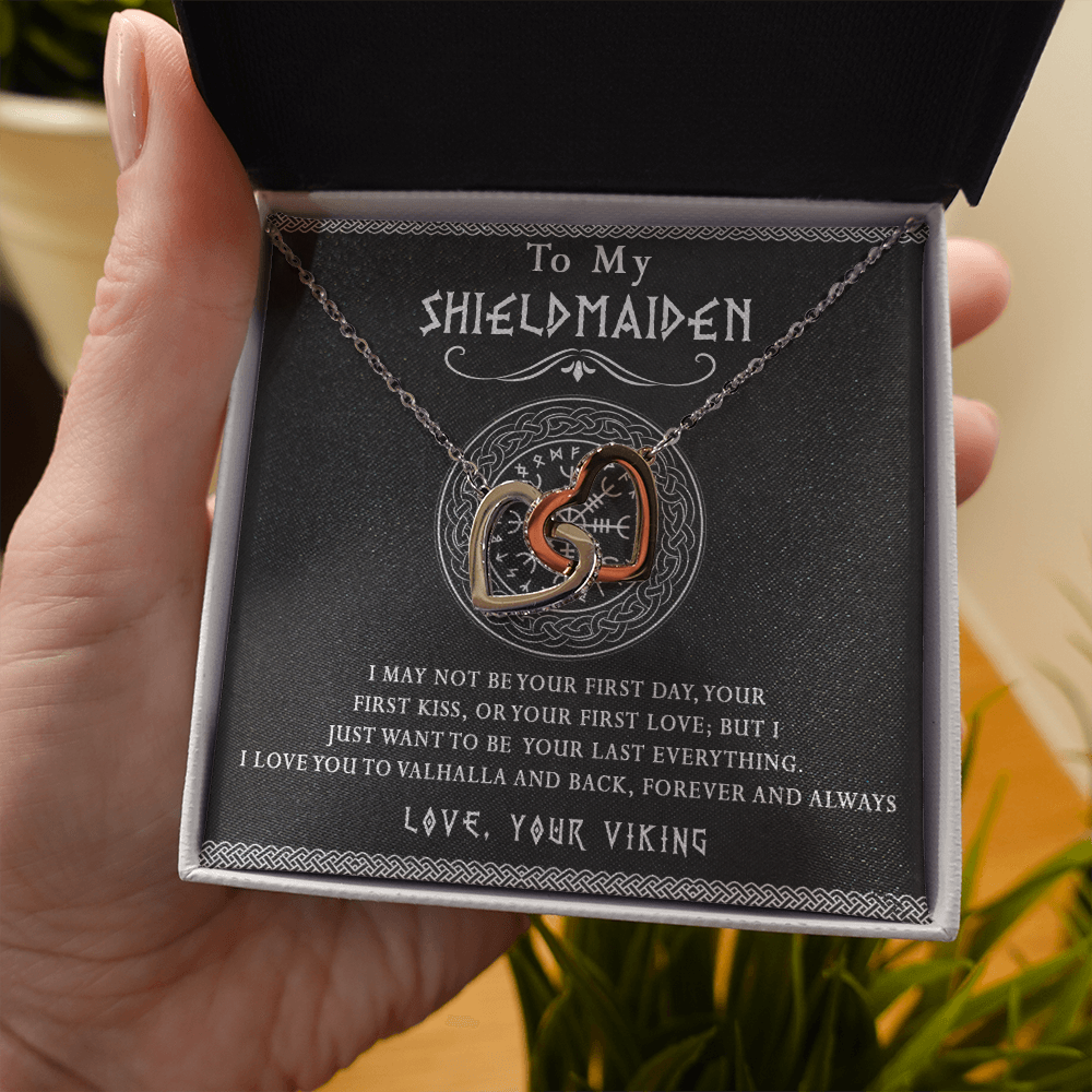 171D Necklace Gift To My Shieldmaiden, Viking Jewelry For Women, Her, Wife, Soulmate