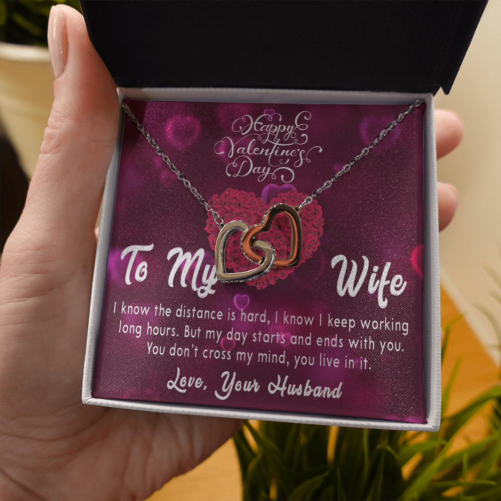 189D Valentine's Day Gift Necklace for Wife, Your Love Necklace, I Love You Forever