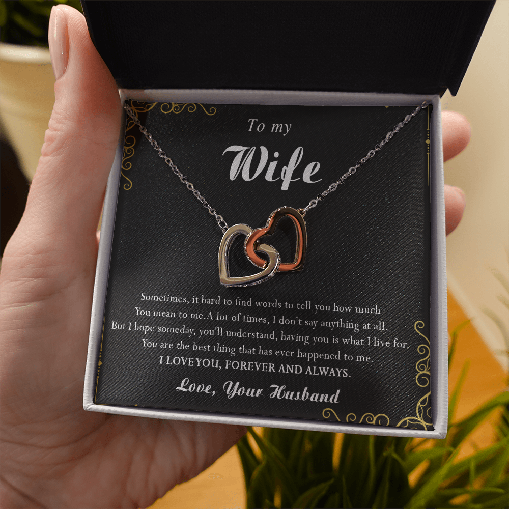 N357D To My Wife Necklace, Gift For Wife, Anniversary Gift For Wife, Necklace For Wife