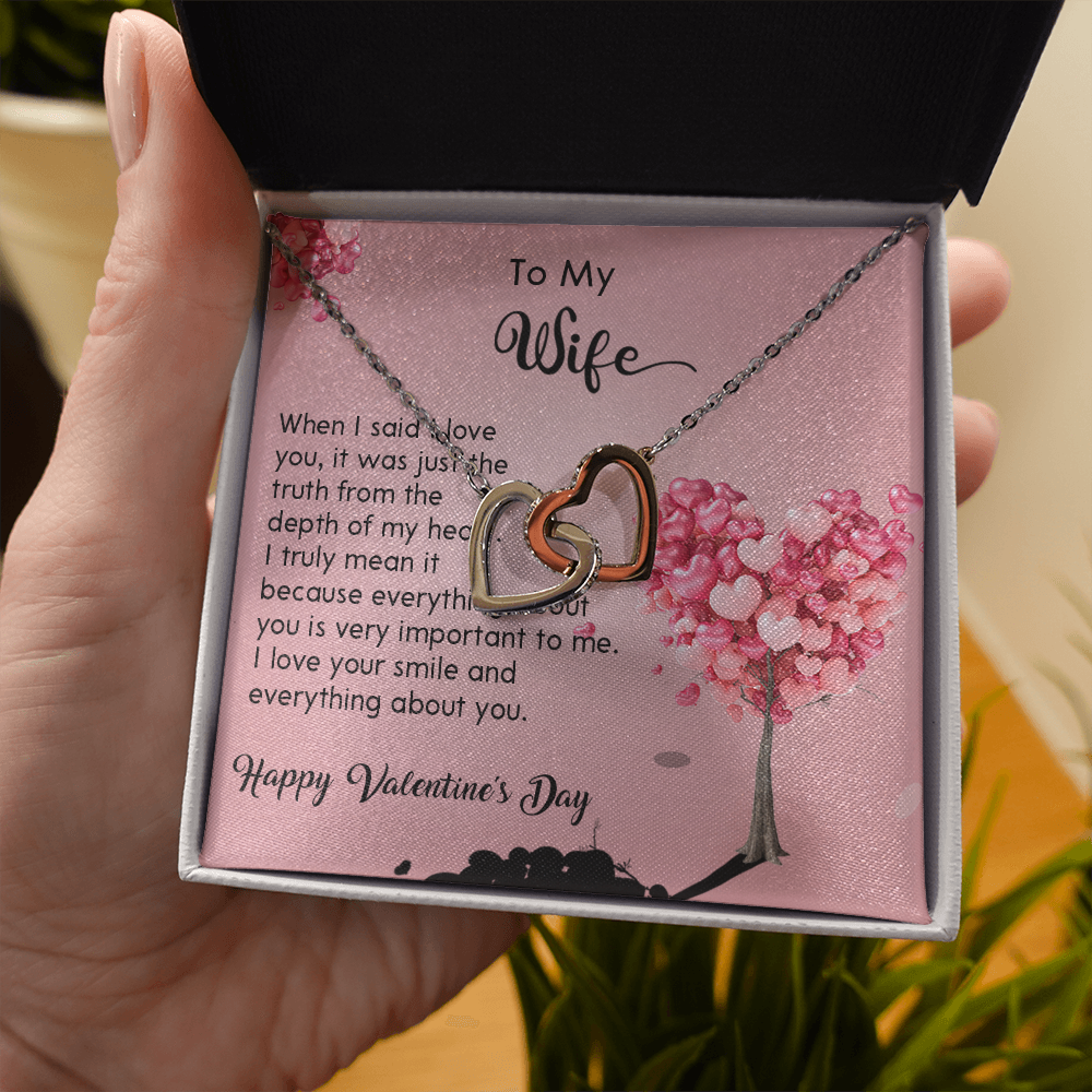 208D Wife Necklace Gift from Husband, LOVE YOU Forever & Always, Valentine's Day Gift
