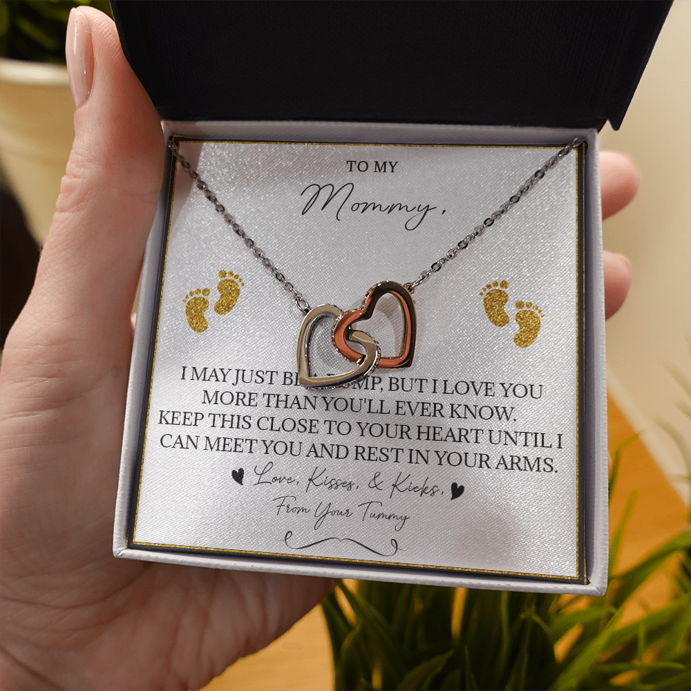 136D Necklace To My Mommy, Gift for New Mom, Perfect Necklace Gift for Wife, Women