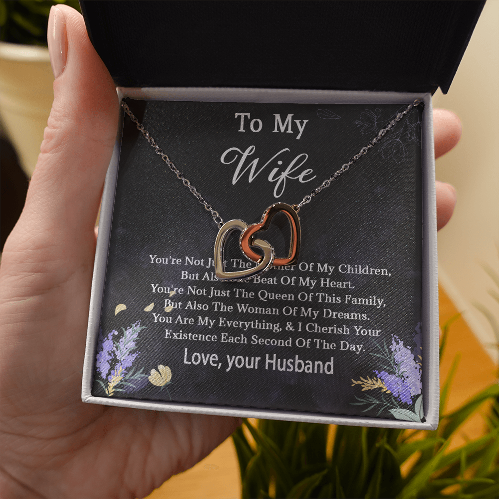 68D Necklace To My Wife, Women Necklace for Her, I LOVE YOU Necklace from Husband
