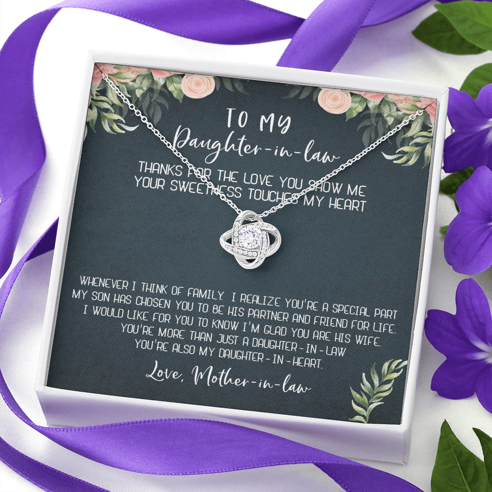 12A Necklace To My Daughter-In-Law, Gift For Daughter In Law from Mother In Law Mom