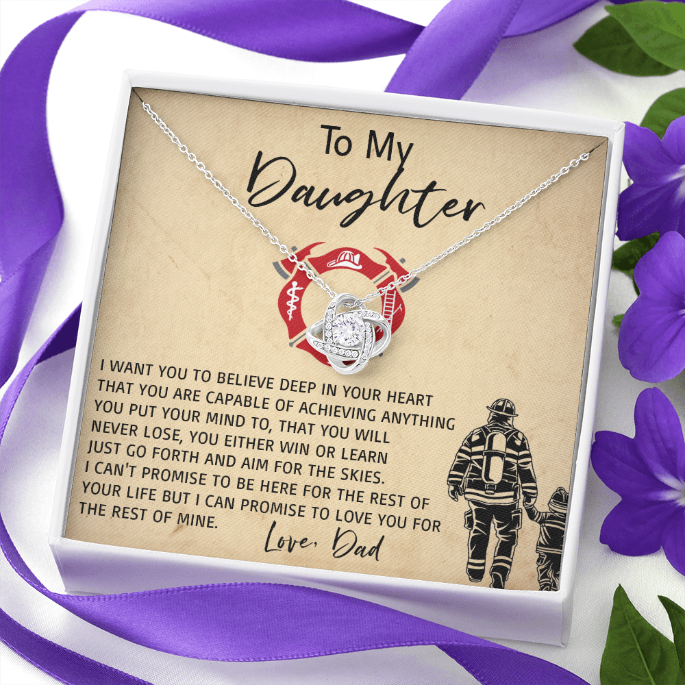 33A Daughter Necklace, To My Daughter Necklace, Birthday Gift For Daughter From Dad