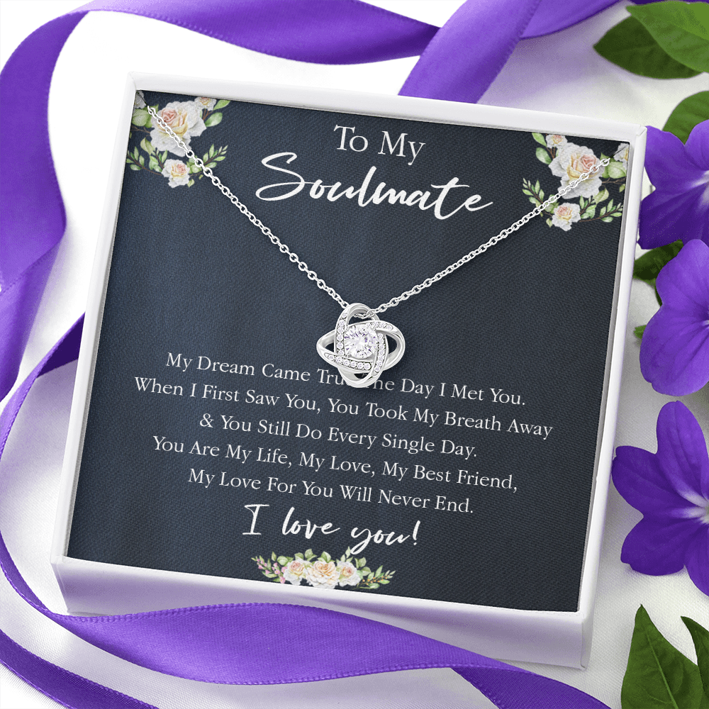 161A Necklace Gift To My Soulmate, Valentine Gift for Her, I Love You Every Day