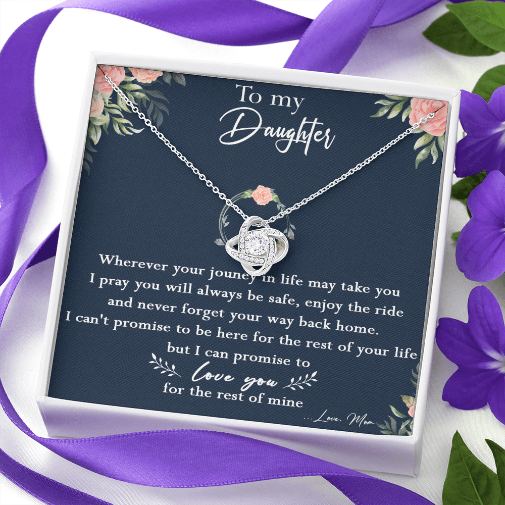 125A Necklace To My Daughter, Daughter Birthday Gift, I Love You Always Necklace