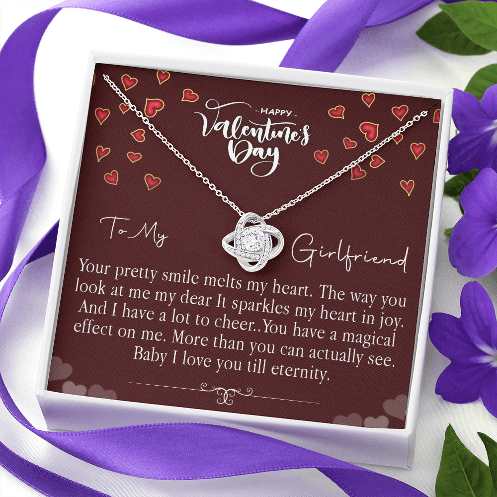 213A - Love Necklace To my Girlfriend, Girlfriend Valentine Gift from Boyfriend