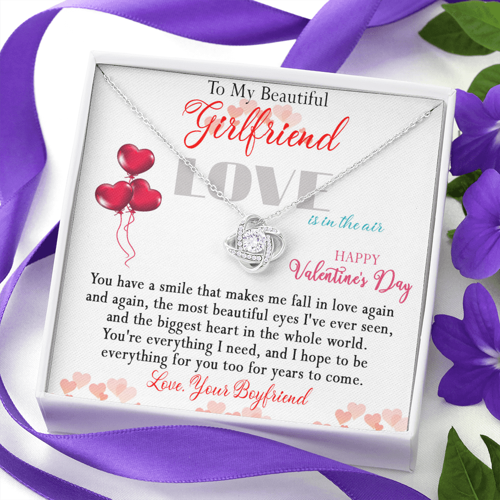 186A Necklace To Beautiful Girlfriend, Necklace Gift from Boyfriend, Valentine Gift