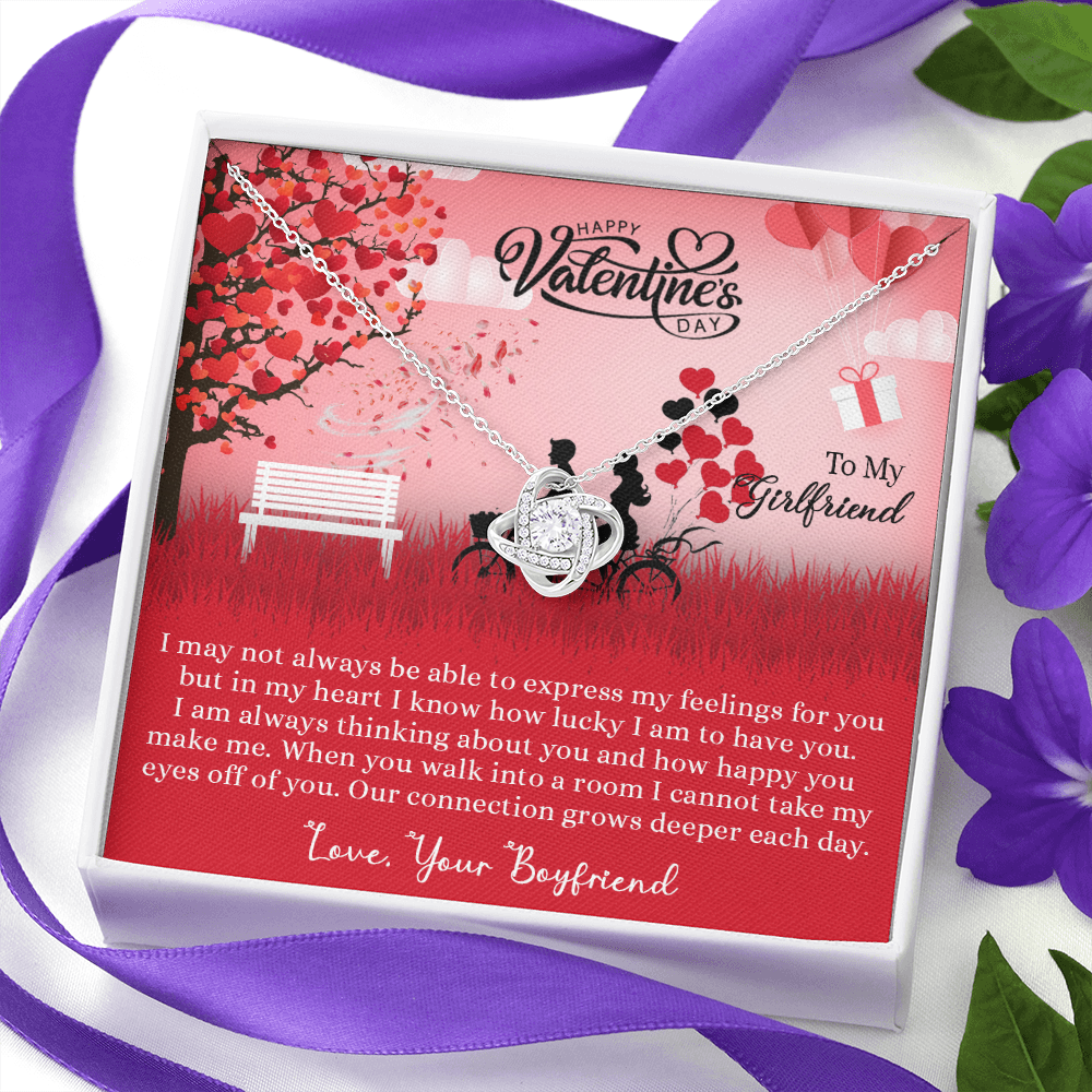 205A - Necklace to my Wife, I LOVE YOU Couple Gift from Husband, Happy Valentine's Day