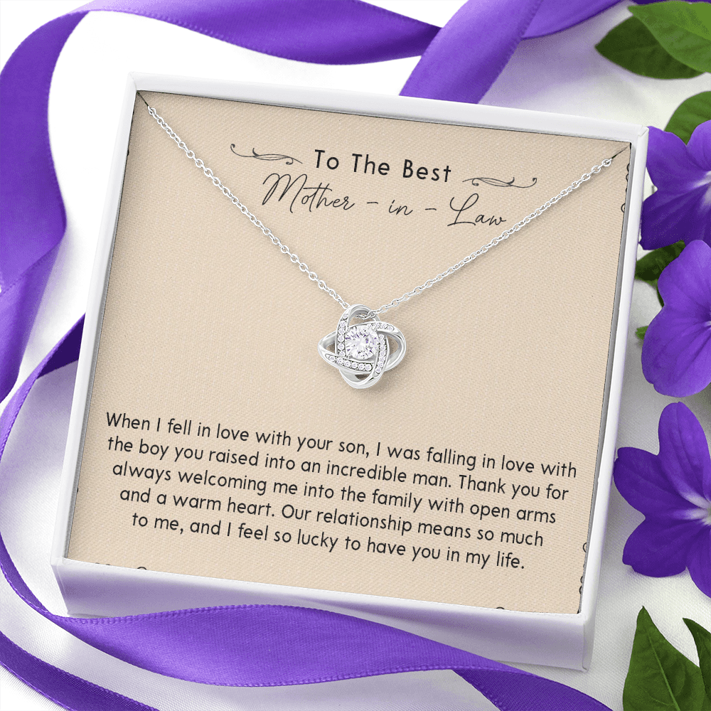 133A Necklace To My Mother In Law, Necklace Gift for Mom, Women, Birthday Gift
