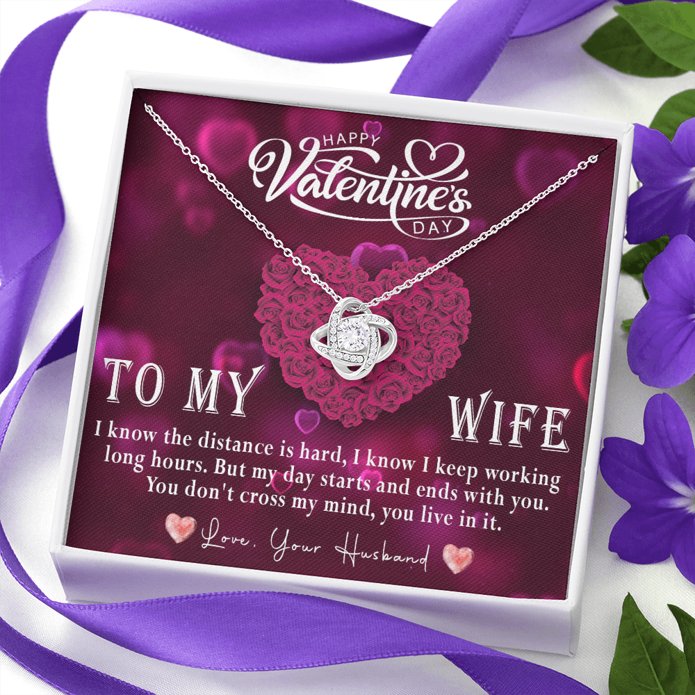 214A - Love Necklace To my Wife, Necklace Love for Wife, from Husband, Valentine Gift