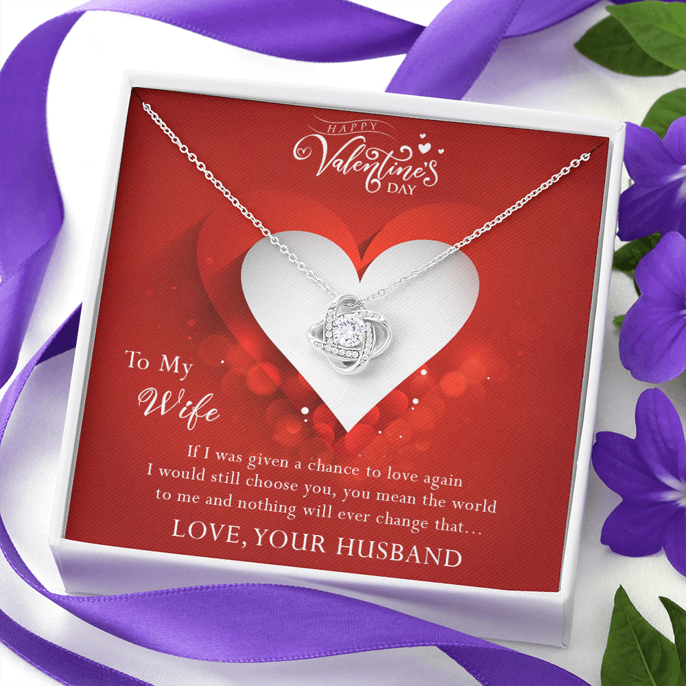 188A Necklace To My Wife, Necklace Perfect Gift for your Wife, I Always Choose You