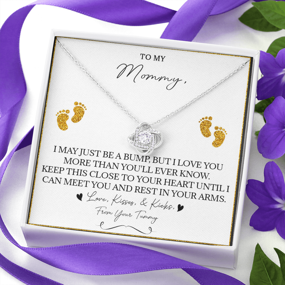136A Necklace To My Mommy, Gift for New Mom, Perfect Necklace Gift for Wife, Women