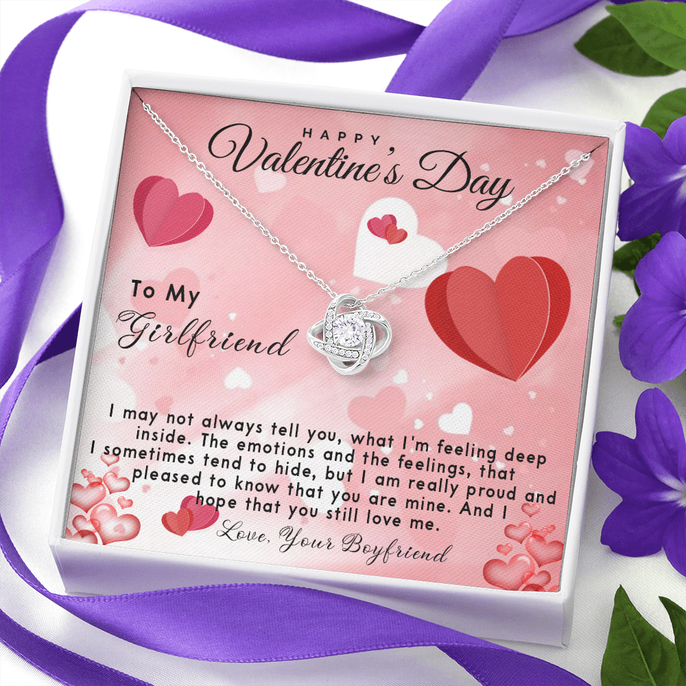 192A - Necklace To my Girlfriend, Future Wife Necklace, Valentine's Day Gift for Couple
