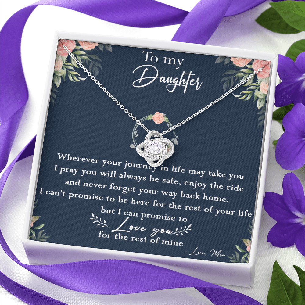125A Necklace To My Daughter, Daughter Birthday Gift, I Love You Always Necklace
