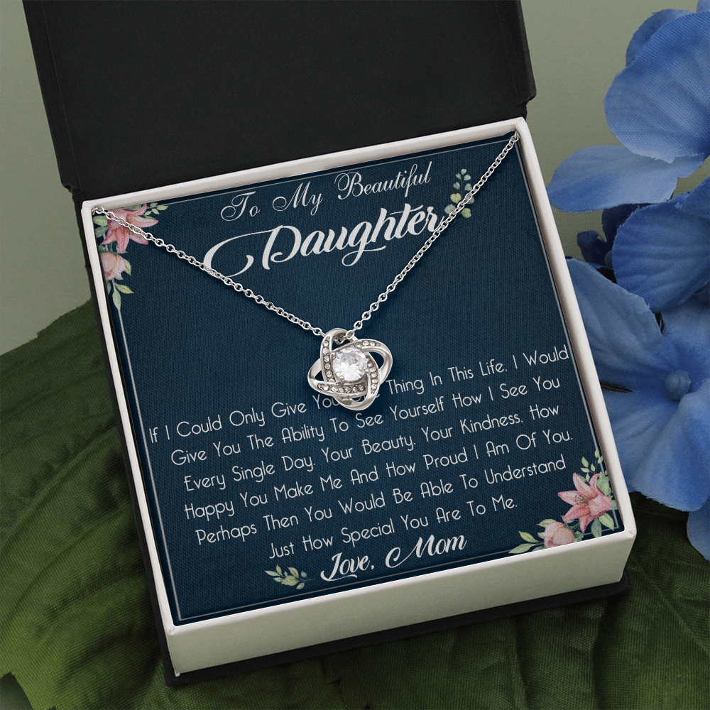 29A To My Beautiful Daughter Necklace, Gift For Daughter From Mom, Daughter Birthday