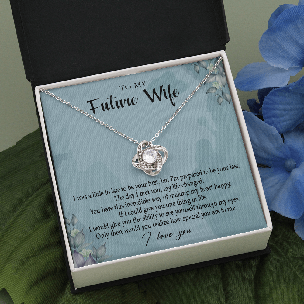 162A Necklace Gift To My Future Wife, Valentine Gift for Her, I Love You