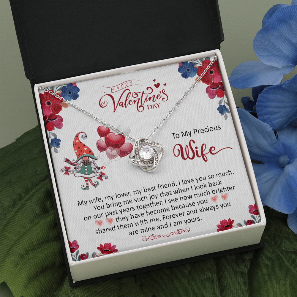 200A - To my Precious Wife, Wife Necklace Valentine Gift, my Wife Necklace, I Love You