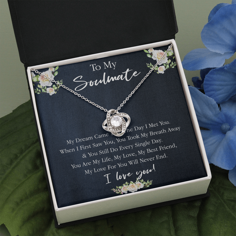161A Necklace Gift To My Soulmate, Valentine Gift for Her, I Love You Every Day