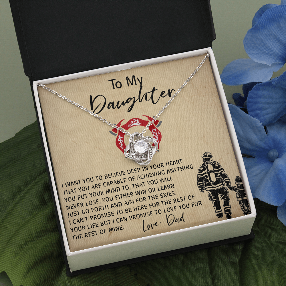 33A Daughter Necklace, To My Daughter Necklace, Birthday Gift For Daughter From Dad