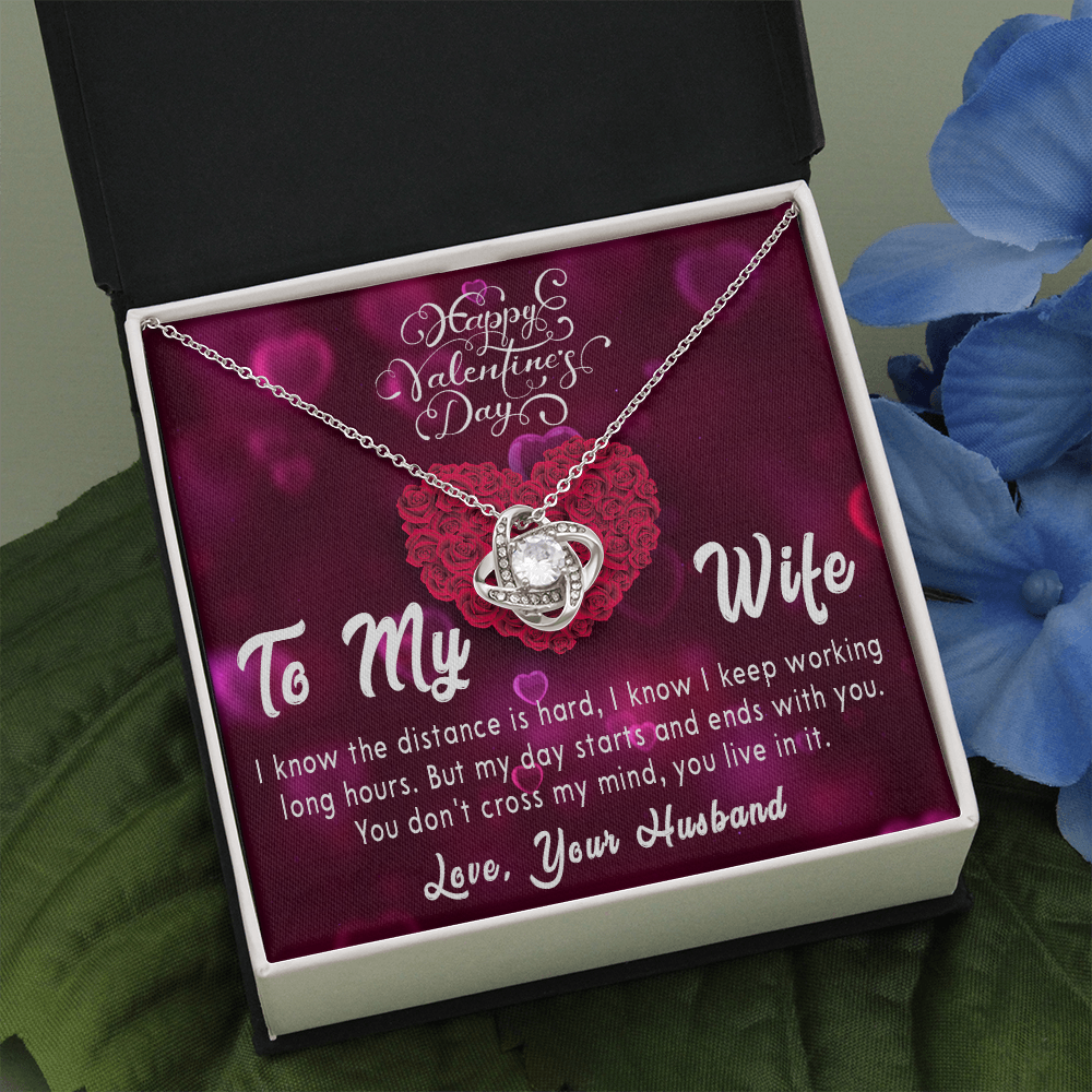 189A Valentine's Day Gift Necklace for Wife, Your Love Necklace, I Love You Forever