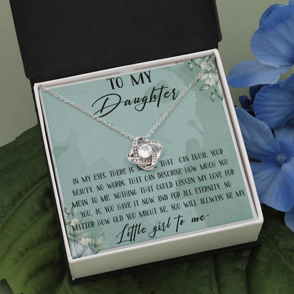 48A To My Daughter Necklace, Daughter Birthday Gift, Gift from Mom to Daughter
