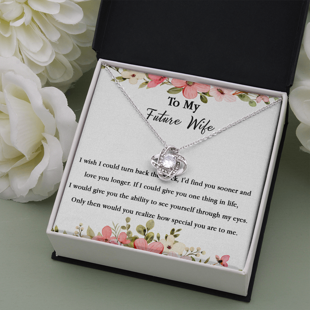 67A Necklace To My Future Wife/Girlfriend, Women Necklace for Her I LOVE YOU Forever