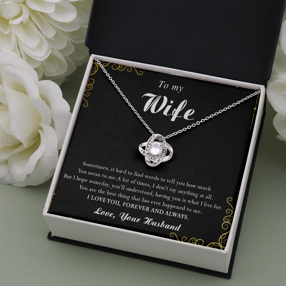 N357A To My Wife Necklace, Gift For Wife, Anniversary Gift For Wife, Necklace For Wife