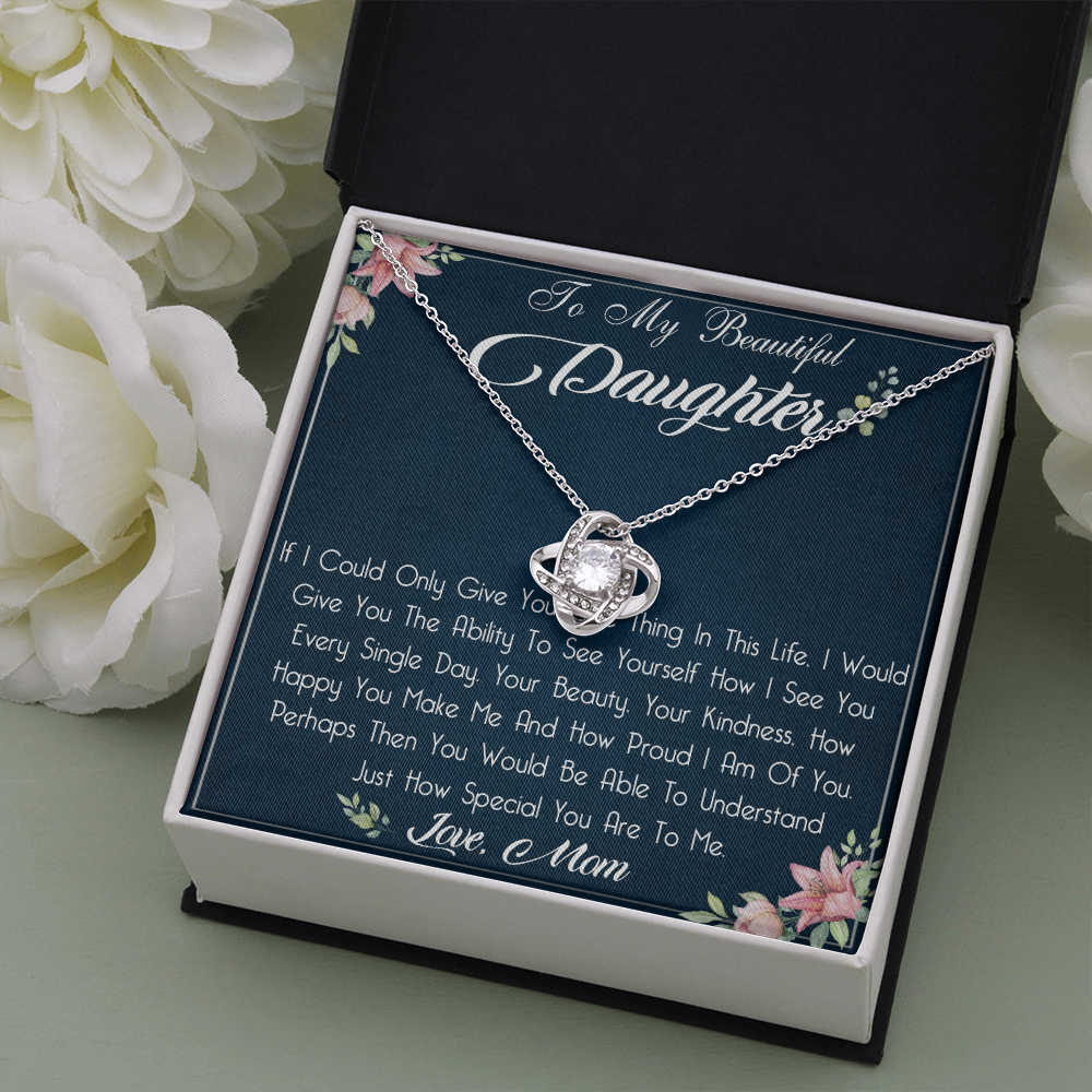 29A To My Beautiful Daughter Necklace, Gift For Daughter From Mom, Daughter Birthday