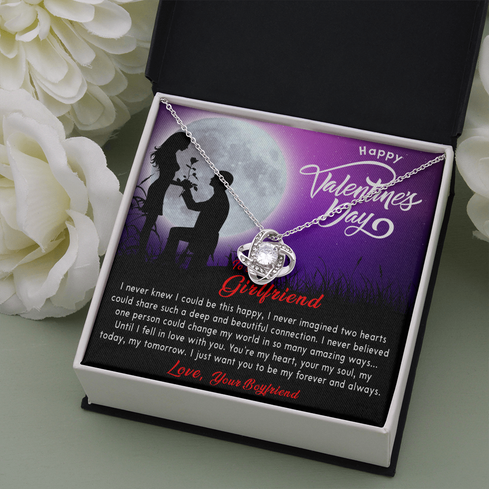 199A - Necklace To My Girlfriend, Love Gift from Boyfriend, Happy Valentine's Day Gift