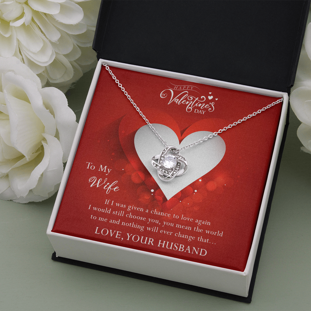 188A Necklace To My Wife, Necklace Perfect Gift for your Wife, I Always Choose You