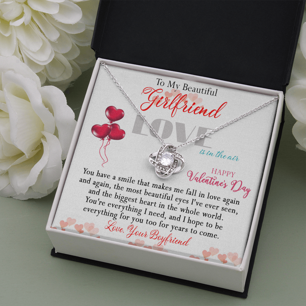 186A Necklace To Beautiful Girlfriend, Necklace Gift from Boyfriend, Valentine Gift