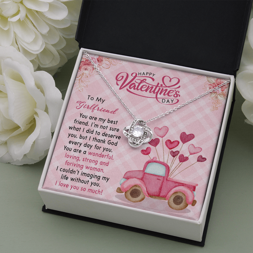 180A Valentine Gift To my Girlfriend, Necklace To my Girlfriend, I LOVE YOU SO MUCH