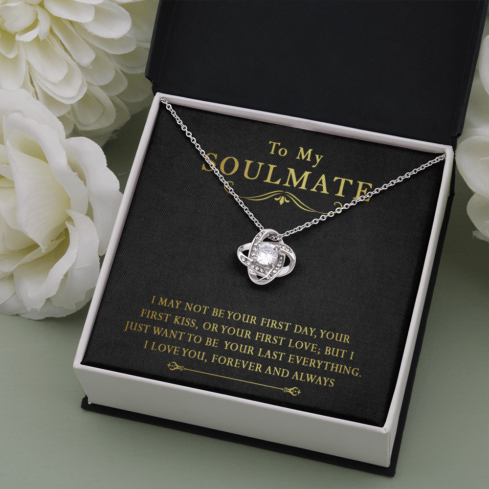 158A To My Soulmate Necklace, Gift for Her Necklace, I Love You Forever & Always