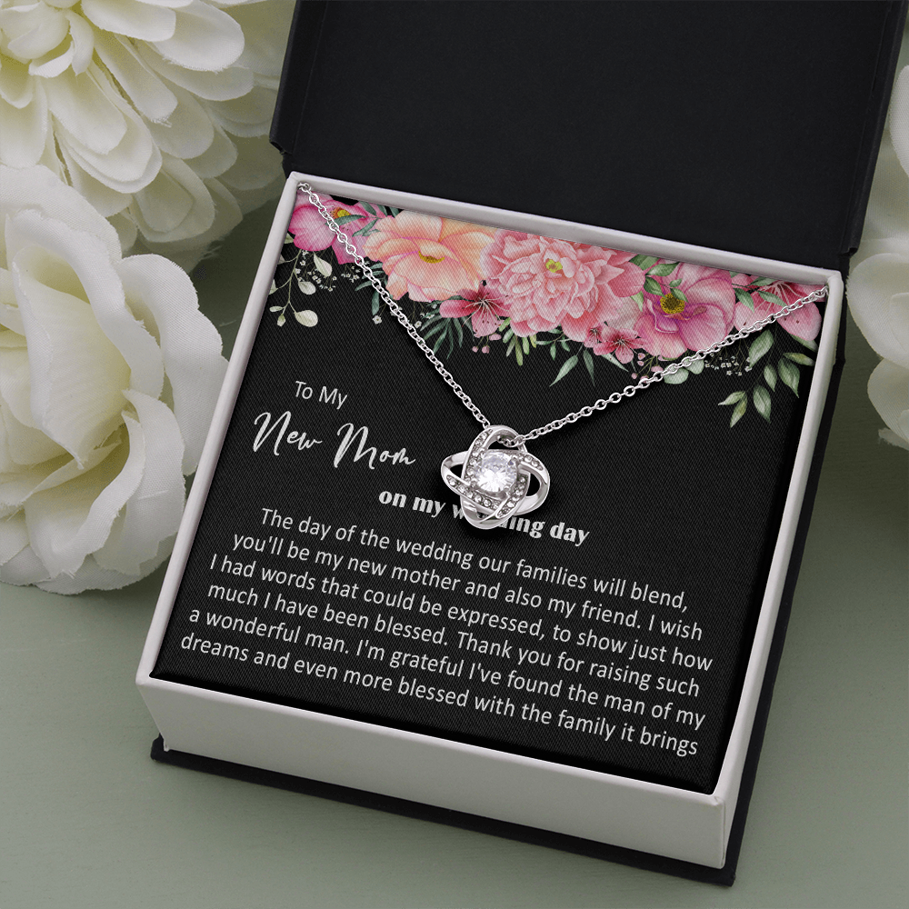 415A To My New Mom On My Wedding Day You'll Be My New Mother Also My Friend Necklace