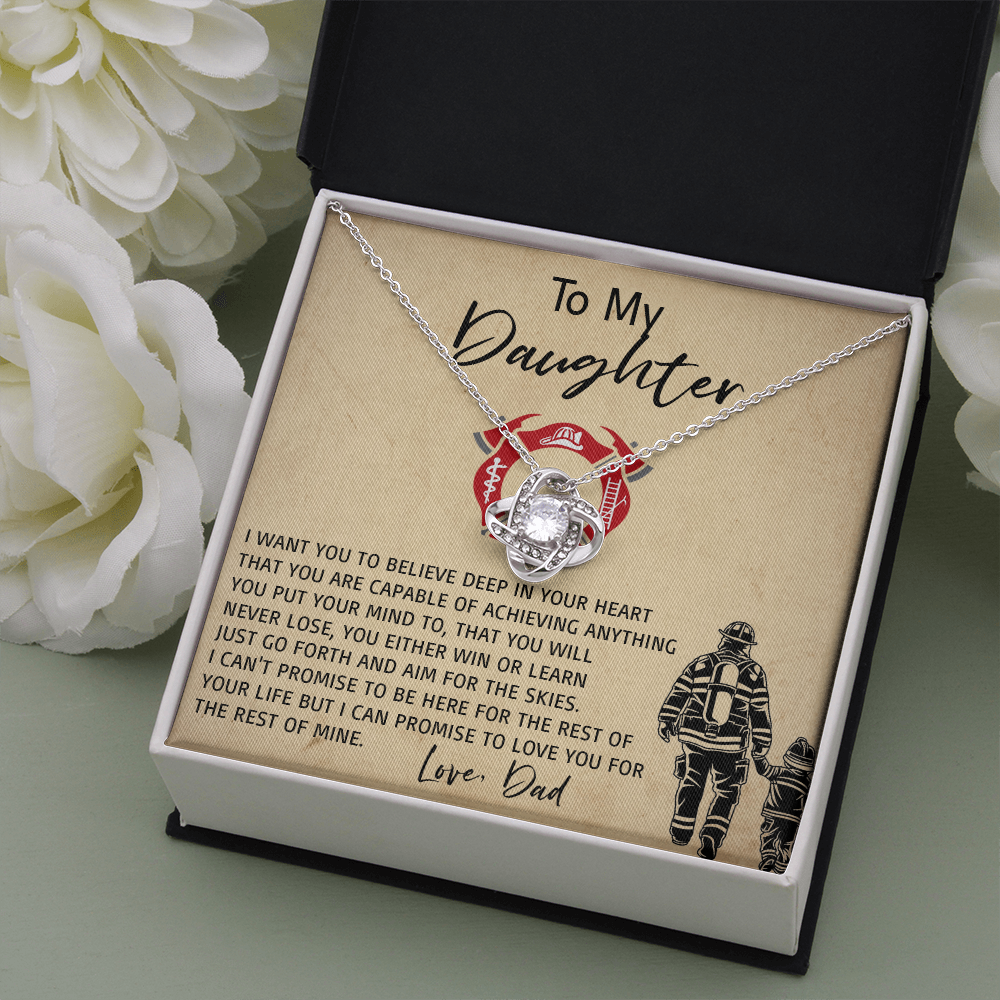 33A Daughter Necklace, To My Daughter Necklace, Birthday Gift For Daughter From Dad