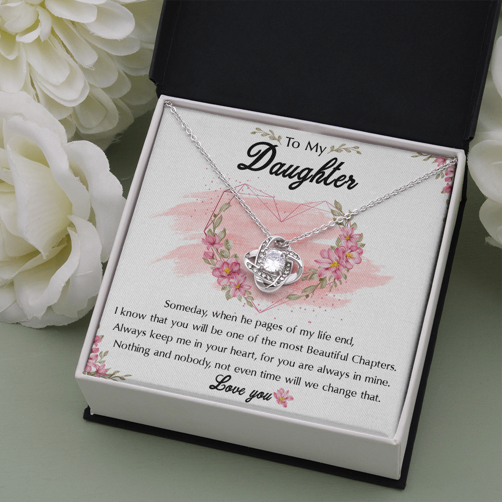 54A To My Daughter Necklace, Birthday Gift For Daughter, Graduation Jewelry